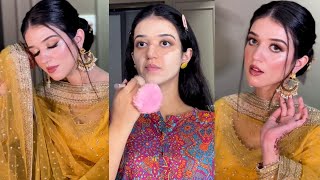 Zarnab Fatima dholki makeup tutorial in rabeeca Khan dholki  Zarnab Fatima new makeup tutorial [upl. by Fiske]