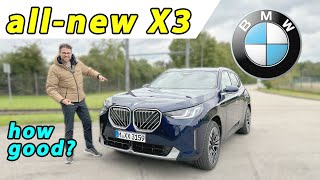 allnew 2025 BMW X3 G45 driving REVIEW 20i  30i 4cyl vs X3 M50 6cyl [upl. by Nylarej]