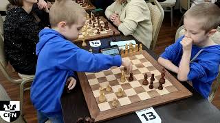 Tweedledee 1089 vs Tweedledum 1389 Chess Fight Night CFN Rapid [upl. by Inohs]