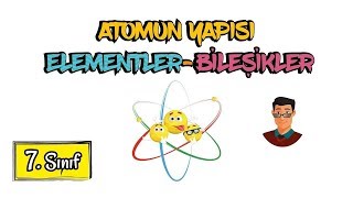 Atomun Yapısı  Saf Maddeler  7 Sınıf [upl. by Winthrop]