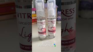 Vitress Light Cuticle Coat ✨👱🏻‍♀️💁‍♀️ unboxing 📦 [upl. by Enirok]