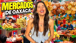 ¡Los MEJORES MERCADOS de OAXACA 🇲🇽 Comida TRADICIONAL Oaxaqueña [upl. by Asilahs]