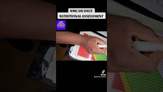 NMC UK OSCE Nutritional ASSESSMENT [upl. by Ressler]