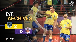 ISL Archives  Kerala Blasters FC 20 Pune City FC [upl. by Ignatzia]