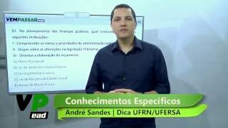 Dica 1  Conhecimentos Específicos  UFRN  UFERSA  André Sandes [upl. by Inoek423]