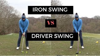 IRON SWING VS DRIVER SWING [upl. by Anawek]