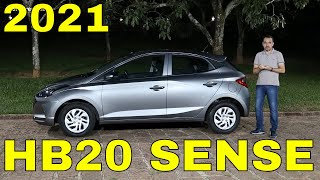 Avaliação Hyundai HB20 Sense Pack 2021 [upl. by Rimisac390]