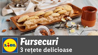 Fursecuri delicioase  3 tipuri • retete Bucataria Lidl [upl. by Ycinuq393]