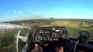 Glider outlanding  Lądowanie w polu  Lisie Kąty 2013  SZD 503 Puchacz [upl. by Quiteria]