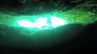 Inside Biminis Creepy Blue Hole [upl. by Ahseikram982]