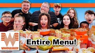 Everything on the Whataburger menu How much does it cost [upl. by Atalaya]