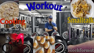 💪🔥 training  smalltalk amp cooking nach dem workout – seid live dabei 🍲🚀 [upl. by Oakman610]