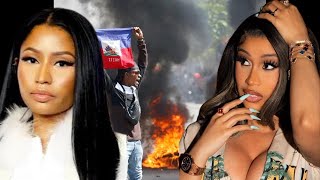 Interruption Nicki Minaj Forced To Cancel Show Cardi B Reaction Videos Haiti Crisis 2024 amp More [upl. by Schuler279]