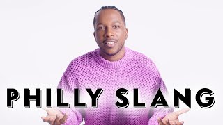 Leslie Odom Jr Teaches You Philly Slang  Vanity Fair [upl. by Croner]