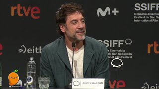 Javier Bardem Press Conference Donostia Award SSIFF [upl. by Iknarf238]