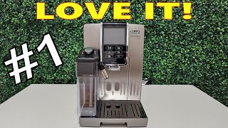 DeLonghi Dinamica Plus Automatic Coffee Machine REVIEW And DEMO [upl. by Lutim]