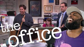 THE OFFICE S8 REACTION  Episode 24 quotFree Family Portrait Studioquot [upl. by Adnorehs97]