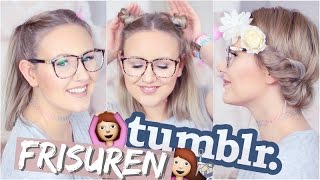 Einfache TUMBLR Frisuren für JEDE HAARLÄNGE 💇🏼  ViktoriaSarina [upl. by Inol]