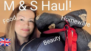 M amp S Haul Beauty Calendar etc uk haul marksandspencer [upl. by Entsirhc]