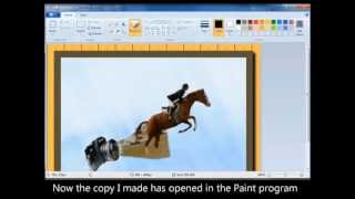 basic photo editing using MS Paint A quick overview [upl. by Aneekan]