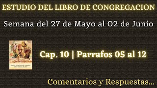 ESTUDIO DE LIBRO DE CONGREGACIÓN ✅ SEMANA DEL 27 DE MAYO AL 02 DE JUNIO [upl. by Eilujna53]