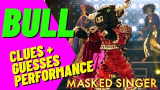 Bull Performance Clues and Guesses  Masked Singer  Finale [upl. by Whitelaw]