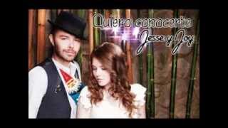 quiero conocerte jesse y joy LETRA [upl. by Hwu235]