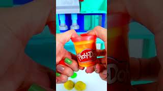 🍔 Mono COCINA con PLAY DOH 🍟 Juguete cocina Plastilina 🍕🌭 shorts playdoh [upl. by Hammerskjold795]