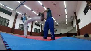 Entrenamiento de velocidad en Taekwondo Hermanos Crismanich [upl. by Fleeman]