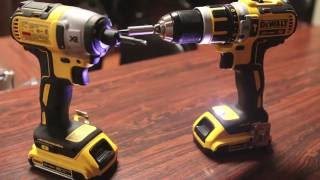 DEWALT 20V Brushless Drill amp Impact Drill  Demo  Quick Review [upl. by Moria]