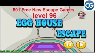 Walkthrough 501 Free New Escape Games level 96  Egg house escape  Complete Game [upl. by Oicaroh]