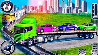 Car Transporter Truck Driving Simulator  Cargo Transport Multistory Vehicle 3D  Android GamePlay [upl. by Annehcu]