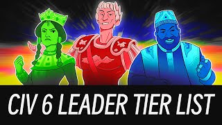 Civ 6 Leader Tier List [upl. by Charlean]