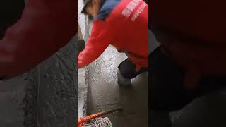 The process of pouring the floor with foam concrete [upl. by Platas40]