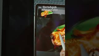 How to import reference images into procreate procreatetutorials [upl. by Airdnoed]