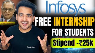 Infosys Spring Internship ➤ Free Internships for College Students  Infosys Instep Internship [upl. by Nivac]