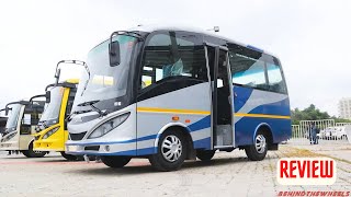 2022 SML Isuzu Executive Mini Bus Detailed Walkaround Review  131 Seater Luxury AC BS6 Bus [upl. by Gaby168]