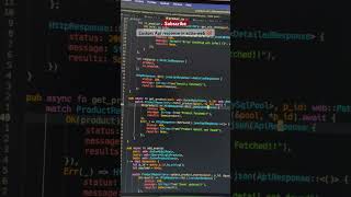 Custom API response in actixweb rust rustdevelopment programming ytshorts viralshorts neovim [upl. by Aicyle]