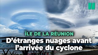 Cest quoi ces nuages en forme de soucoupes à La Réunion avant larrivée de Belal [upl. by Trebleda]