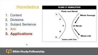 Homiletics Overview [upl. by Oiramad998]