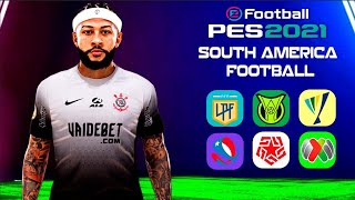 EL MEJOR PARCHE PARA PES 21 PC GRATIS SOUTH AMERICA FOOTBALL 202425 REVIEW ALL [upl. by Zinck]