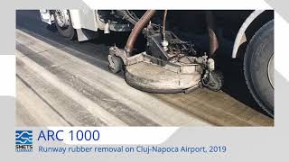 ARC 1000 Rubber removal on Cluj Airport 2019 [upl. by Reniti233]