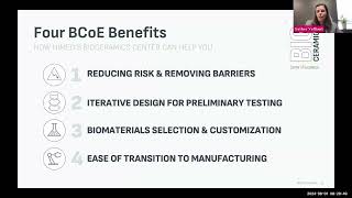 Dr Esther Valliant on Himed BioCeramics Center of Excellence [upl. by Copeland416]