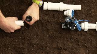 How To Repair PVC Sprinkler Pipe Glueless Adapter amp Slide Fitting PVCLock® [upl. by Shanks]