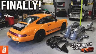 Rebuilding and Heavily Modifying the Turbo Porsche 964  Part 1 Widebody  New Bumpers [upl. by Hsenid84]