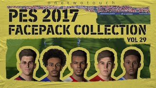 PES 2017 FACEPACK COLLECTION V29 [upl. by Krm]