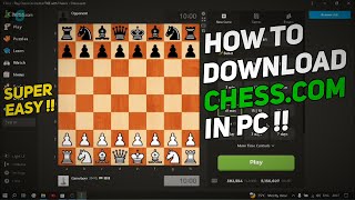 How to download chesscom in PC easy way [upl. by Nnahgaem80]