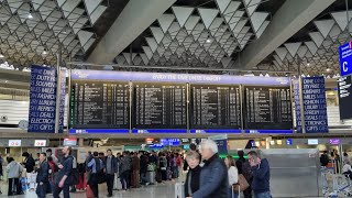 FrankfurtFlughafen amp Bangkok Flughafen Suvarnabhumi  Mit Thai Airways 923👍🚌✈️ airport frankfurt [upl. by Milla]