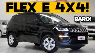 JEEP COMPASS FLEX E 4X4 Uma CONFIGURAÃ‡ÃƒO RARA de um EXCELENTE SUV ABAIXO DOS R100 MIL [upl. by Niassuh217]