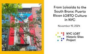 EVENT From Loisaida to the South Bronx Puerto Rican LGBTQ Culture in NYC [upl. by Alliw654]